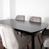 Native Home Lifestyle Dark Ash Oxford Dining Table With 4 Chairs